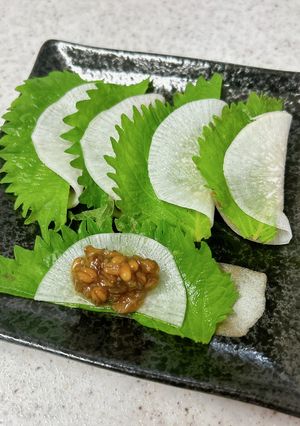 金山寺味噌の大根大葉サンド-レシピのメイン写真