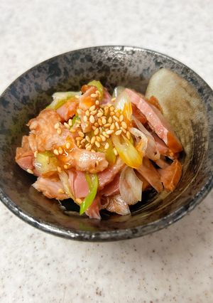 市販の焼豚とネギでおつまみチャーシュー-レシピのメイン写真
