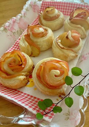 パイシートで薔薇みたいに♪-レシピのメイン写真