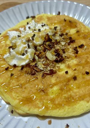 カッテージチーズおからパンケーキ＊-レシピのメイン写真