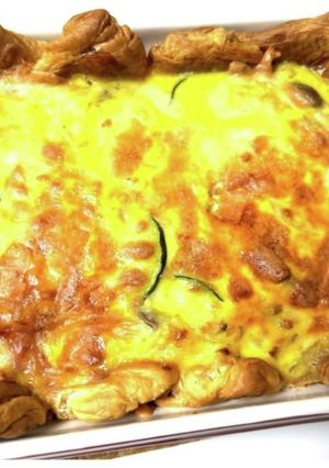 クロワッサンで簡単キッシュ-レシピのメイン写真