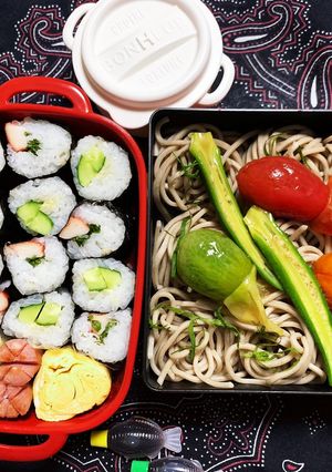 8/3 ﾖｯﾁｬﾝ☆ひんやり麺弁当-レシピのメイン写真