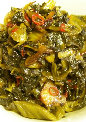 無添加 辛子高菜の油炒め 本場の作り方-レシピのメイン写真