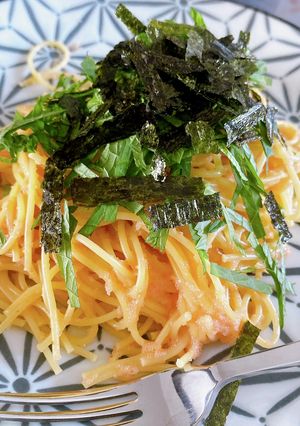 豆乳の明太子パスタ-レシピのメイン写真