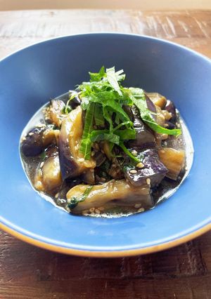 レンチンだけ♡ナスとニンニクのうま煮-レシピのメイン写真