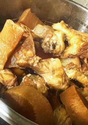 【圧力鍋使用】　手羽元と大根のうま煮-レシピのメイン写真