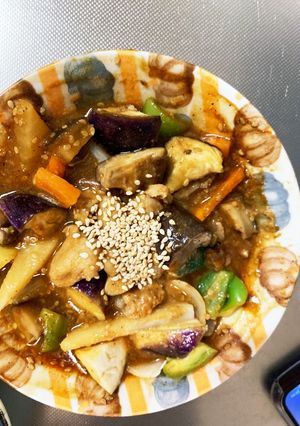 レモンスペアリブ味豚こま大根青椒肉絲風-レシピのメイン写真