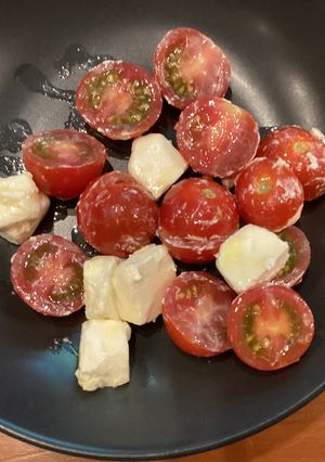 クリームチーズとミニトマトのサラダ-レシピのメイン写真