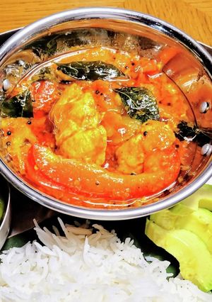レッドホットチリペッパーチキンカレー-レシピのメイン写真