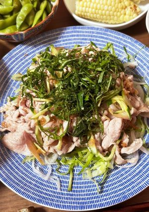 豚の梅しそ冷しゃぶ-レシピのメイン写真