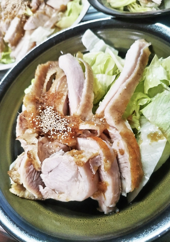 しょうがの甘酢だれで食べるゆで鶏-レシピのメイン写真