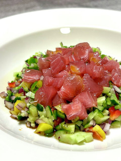 水っぽく無い!マグロのポキ風サラダ-レシピのメイン写真