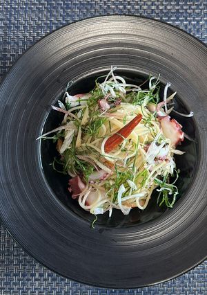 タコと香味野菜のパスタ-レシピのメイン写真