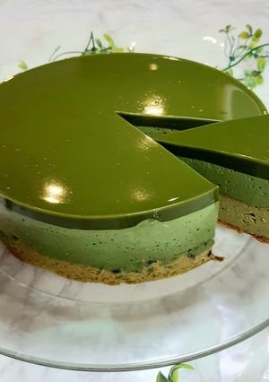 抹茶づくしの３層ケーキ-レシピのメイン写真