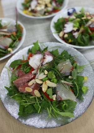 薬味たっぷり中華風カルパッチョ-レシピのメイン写真