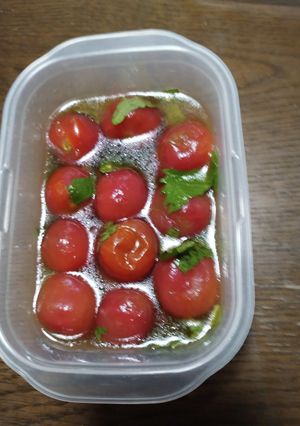 トマトの大葉のマリネ-レシピのメイン写真