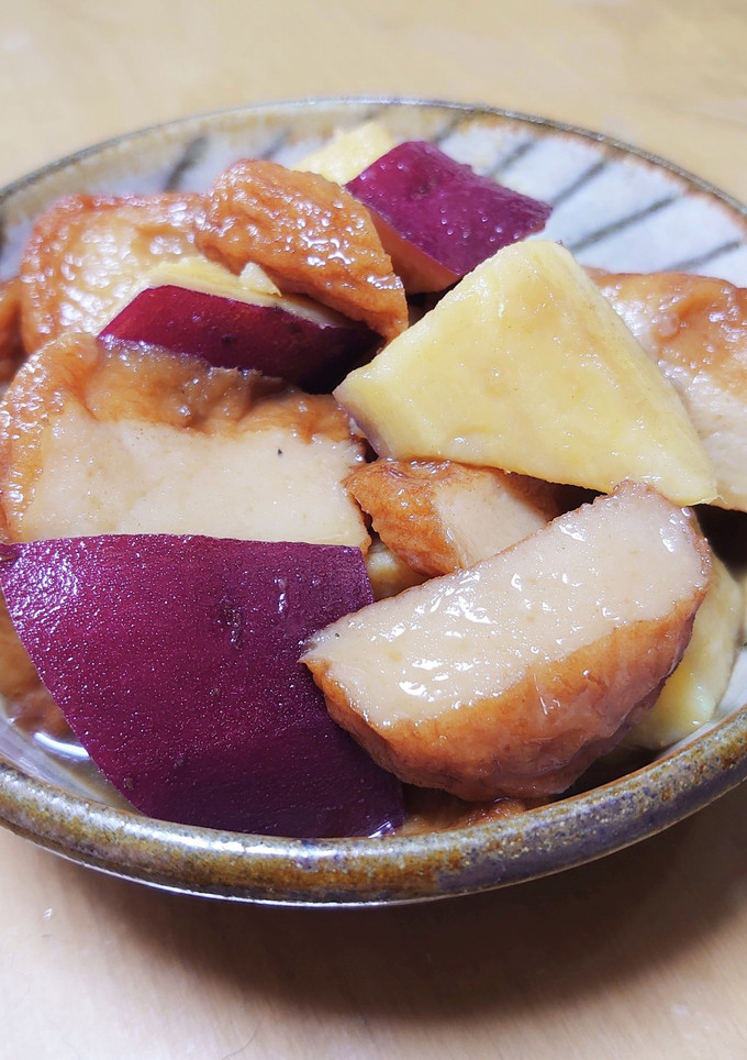 さつま芋とさつま揚げの煮物-レシピのメイン写真