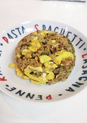 昨日の残りご飯でパラパラ焦がしチャーハン-レシピのメイン写真