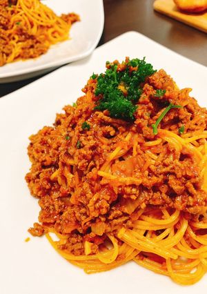 ボロネーゼパスタ-レシピのメイン写真