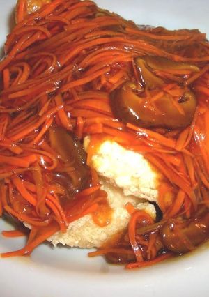 白身魚の甘酢あんかけ（給食風）-レシピのメイン写真