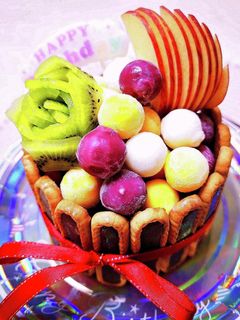 アイスの実とチョコリエールのアイスケーキ-レシピのメイン写真