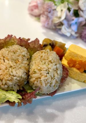 お子様おにぎり①お好み焼き風おにぎり-レシピのメイン写真