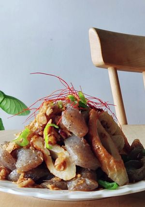 蒟蒻&竹輪ツナピリ辛炒め☆照り焼き☆金平-レシピのメイン写真