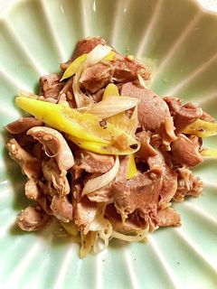 砂肝の炒め和え-レシピのメイン写真