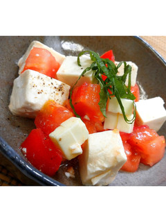 トマトと豆腐の大葉カプレーゼ★動画あり★-レシピのメイン写真