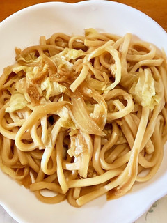 バタポン焼きうどん-レシピのメイン写真