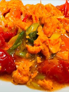 番茄炒蛋 トマトの卵炒め ②-レシピのメイン写真