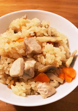 USA在住#鶏の炊き込みご飯-レシピのメイン写真