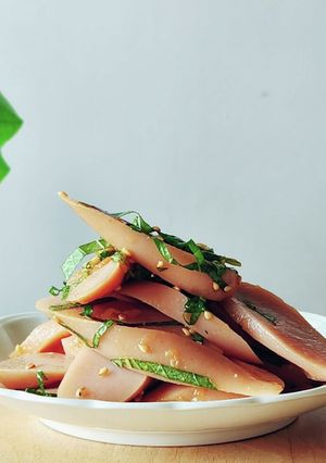 魚肉ソーセージ&大葉の梅ナムル☆お弁当-レシピのメイン写真