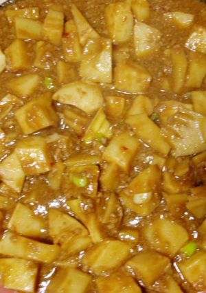 ヘルシー！ノンオイル！麻婆たけのこ！-レシピのメイン写真