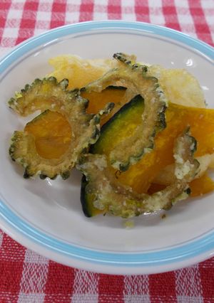簡単給食 夏野菜の手作りチップス-レシピのメイン写真