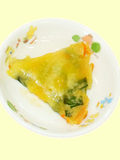 多賀城産野菜のチーズちぢみ-レシピのメイン写真