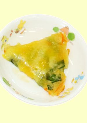 多賀城産野菜のチーズちぢみ-レシピのメイン写真