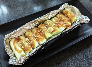 長ネギ大量消費！胡麻味噌の焼きネギ-レシピのメイン写真
