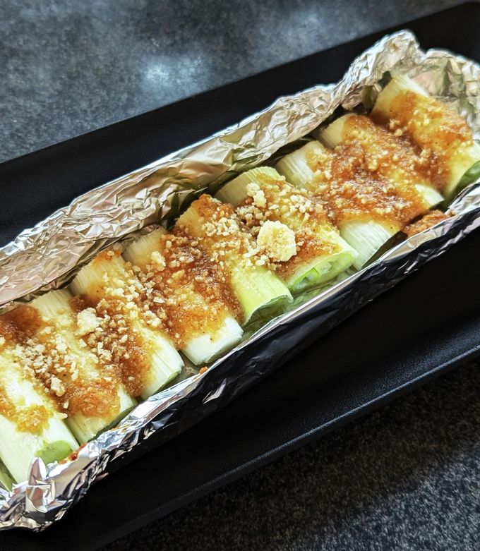 長ネギ大量消費！胡麻味噌の焼きネギ-レシピのメイン写真