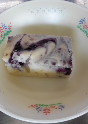 簡単給食 卵不使用☆ブルーベリーケーキ-レシピのメイン写真