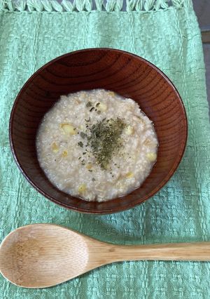 ポップコーン×オートミールのお粥-レシピのメイン写真