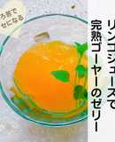 リンゴジュースで♡完熟ゴーヤーのゼリー