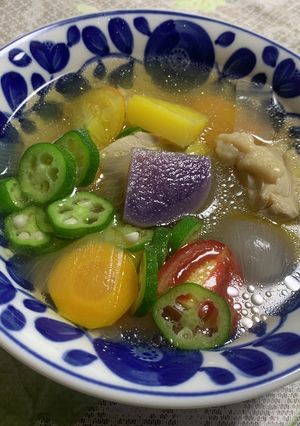 やさしいカラフル野菜スープ-レシピのメイン写真