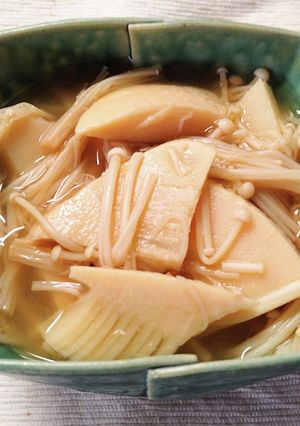 白だしと味噌で♪筍と えのきのサッと煮✿-レシピのメイン写真