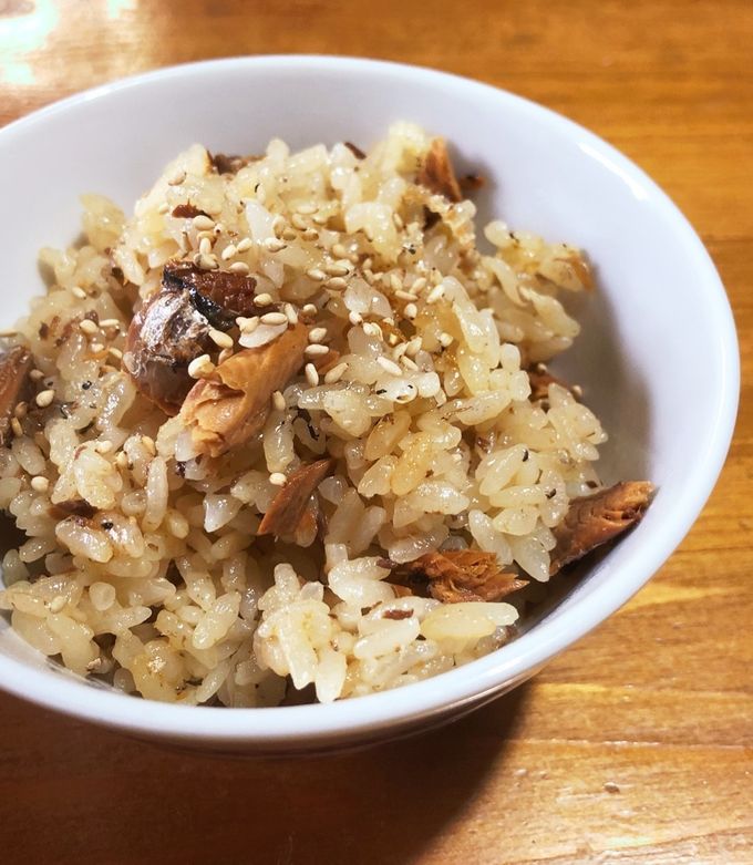 イワシ缶と即席味噌汁で♪鰯の味噌おこわ-レシピのメイン写真