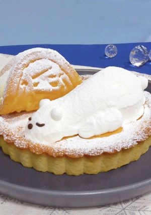 おひるねしろくまタルト-レシピのメイン写真