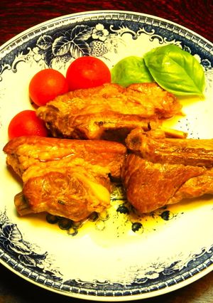 ワンパン・スペアリブのさっぱり黒酢煮-レシピのメイン写真