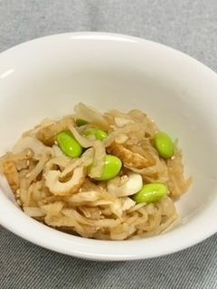 【フレイル予防】枝豆とちくわのお浸し-レシピのメイン写真