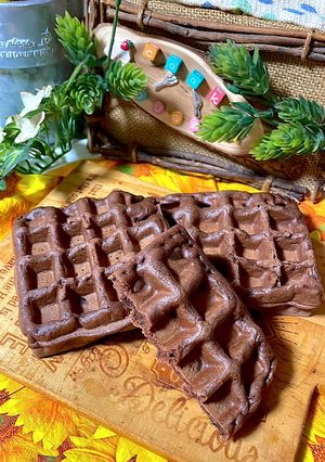 チョコチップワッフル-レシピのメイン写真