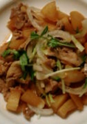 ご飯が進む！簡単・大根と豚こま肉の炒め物-レシピのメイン写真